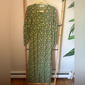 NWOT Urban Modesty sheer floral duster size medium
